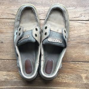 Sperry leather boat shoes size 8
